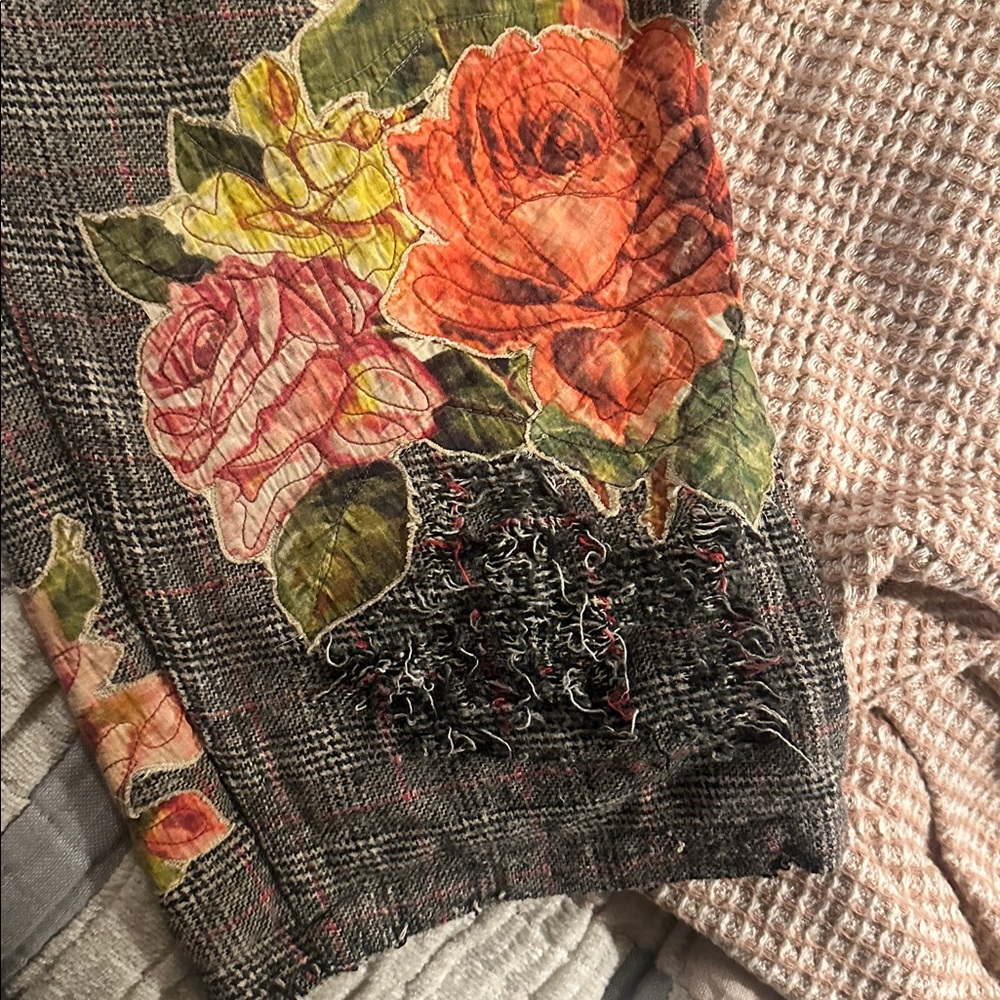Magnolia Pearl Plaid pants with Red Accents - Picture 11 of 15